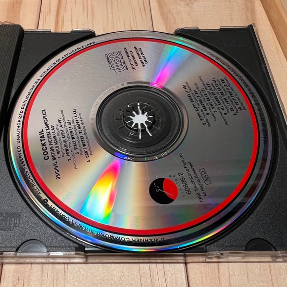 Cocktail: Original Motion Picture Soundtrack 1988 Preowned - Picture 4 of 4